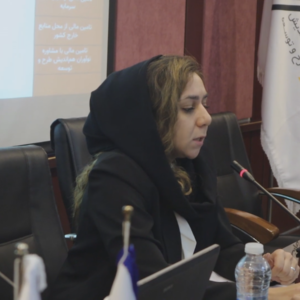 مهسا مشایخی در همایش رکود اقتصادی؛ روشهای جذب سرمایه و ایده